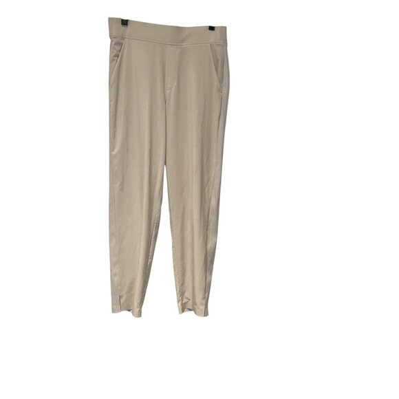 Brooklyn Mid Rise Ankle Pant, Wrinkle-resistant, Light Tan, Size 6 - Picture 1 of 5